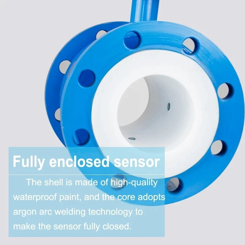 DN32 Electromagnetic Flow Meter | 0.9-28m3/h | 4-20mA Output | Flange Type - Image 5