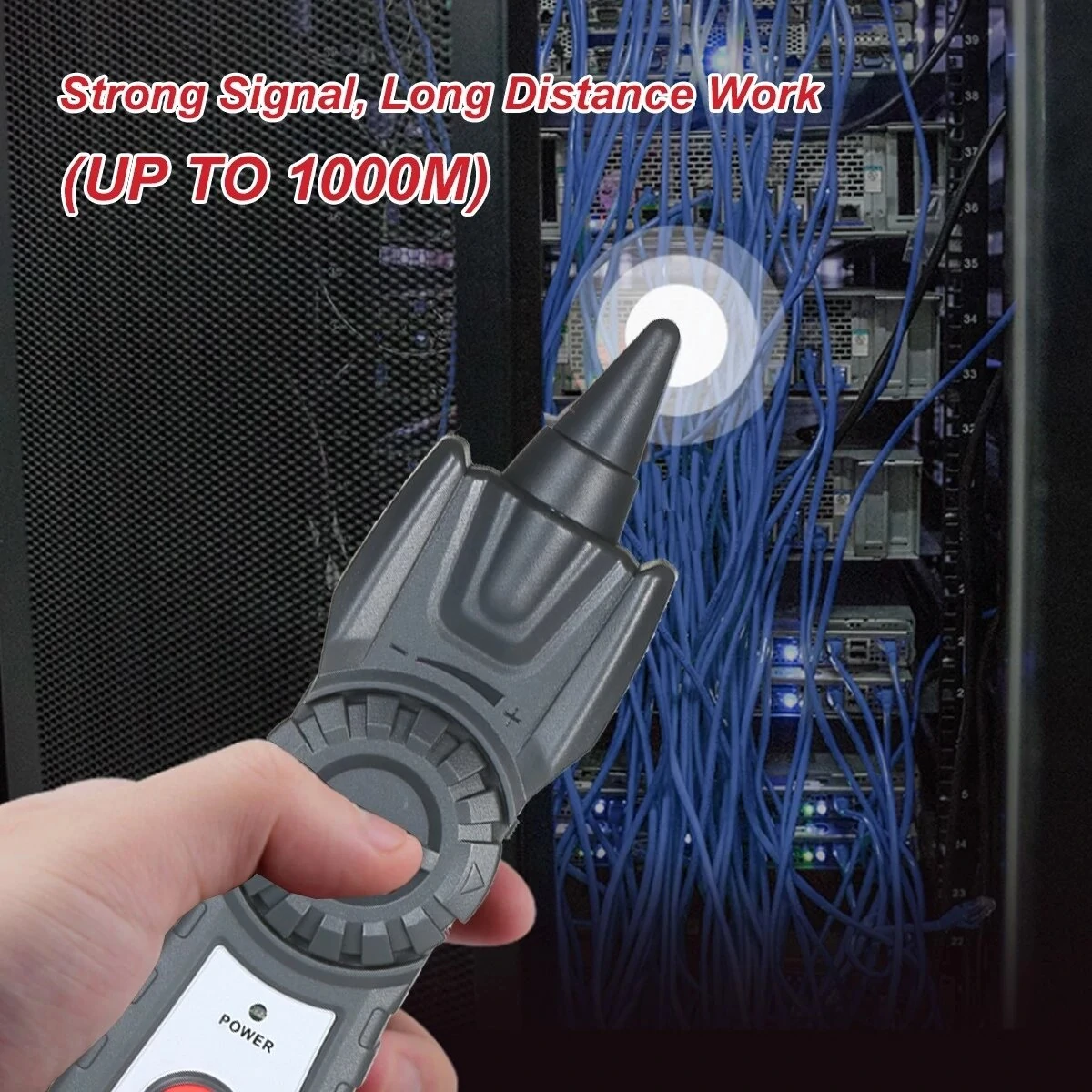GT67 Portable Wire Tracker & RJ11 RJ45 Cable Tester | Network Line Finder with Headphone - Image 4