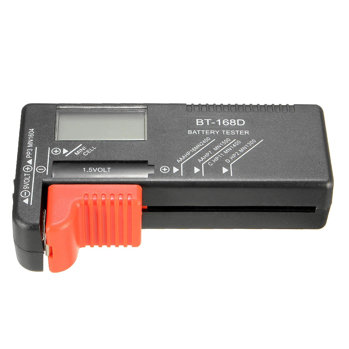 Digital Universal Battery Tester - AA AAA C D 9V Button Cells - LCD Display - Image 2