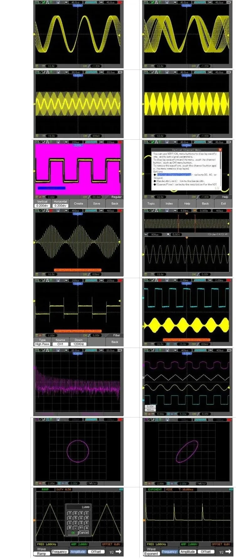 Hantek DSO8202E Oscilloscope - 1GSa/s, 5.6 LCD, 6-in-1 DMM & Generator - Image 4