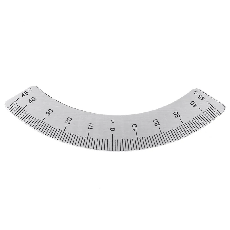 M1197 45-0-45 Angle Plate Scale Arc Ruler | Measuring & Gauging Tool for Milling - Image 3