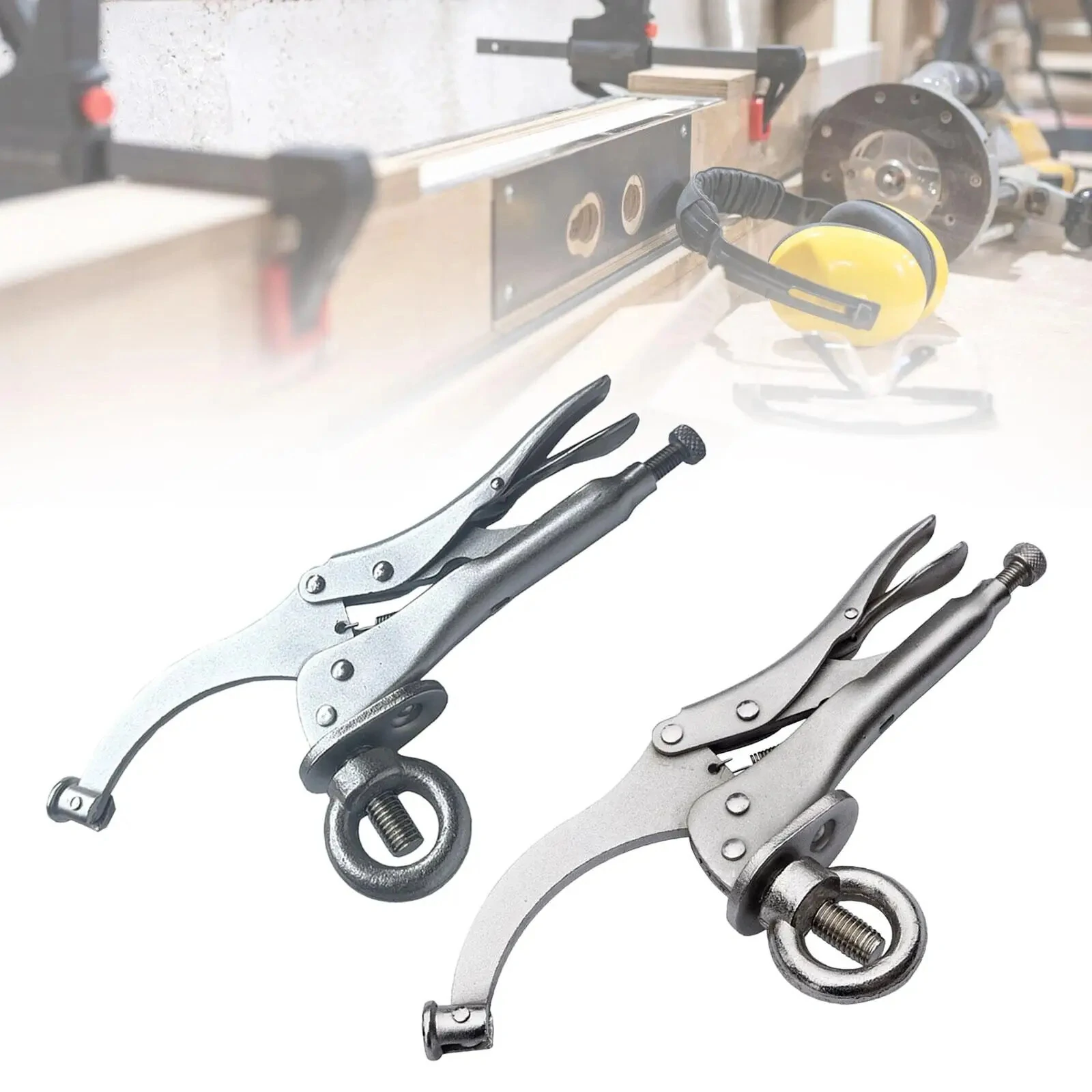 Heat-Treated Carbon Steel Drill Press Locking Clamp - Adjustable 22.9cm/30cm | Professional Woodworking & Metalworking Tool - Image 2