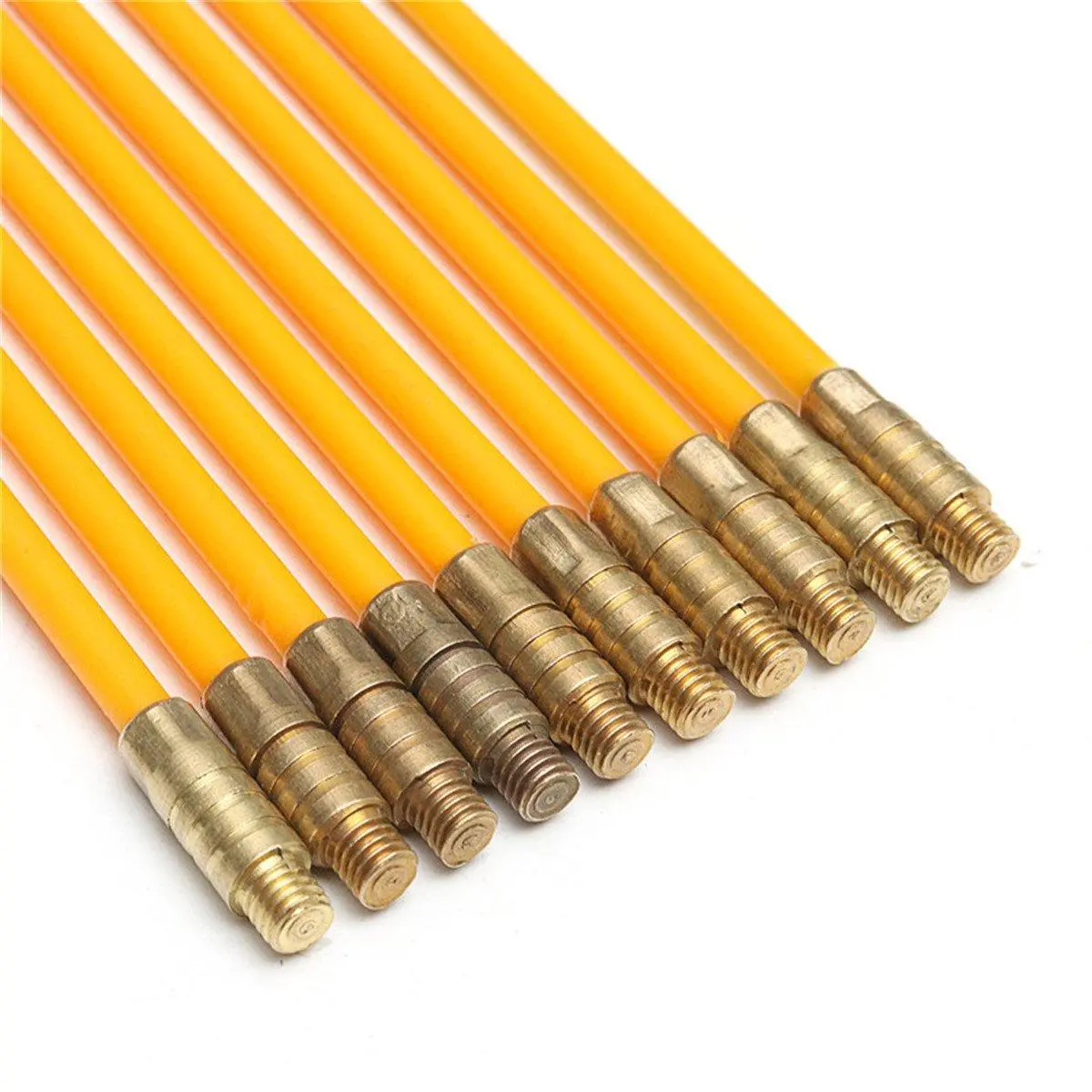 10Pcs 0.45Mx4mm Fiberglass Cable Puller Rod Kit | Electrical Wire Running & Installing - Image 5