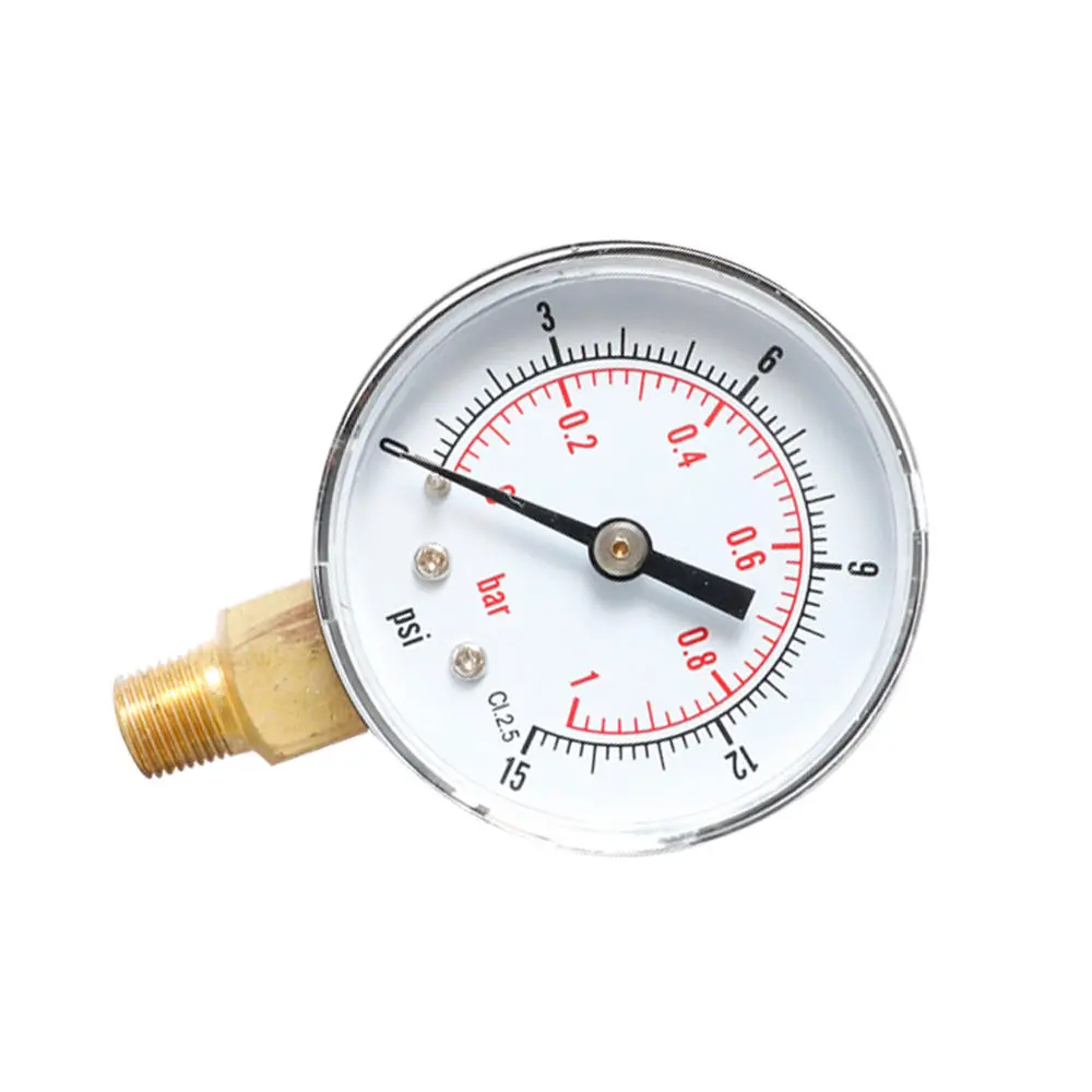 TS-Y508 Pressure Gauge - 52mm Dial | 1/8 BSPT | 15-300 psi Range - Image 5