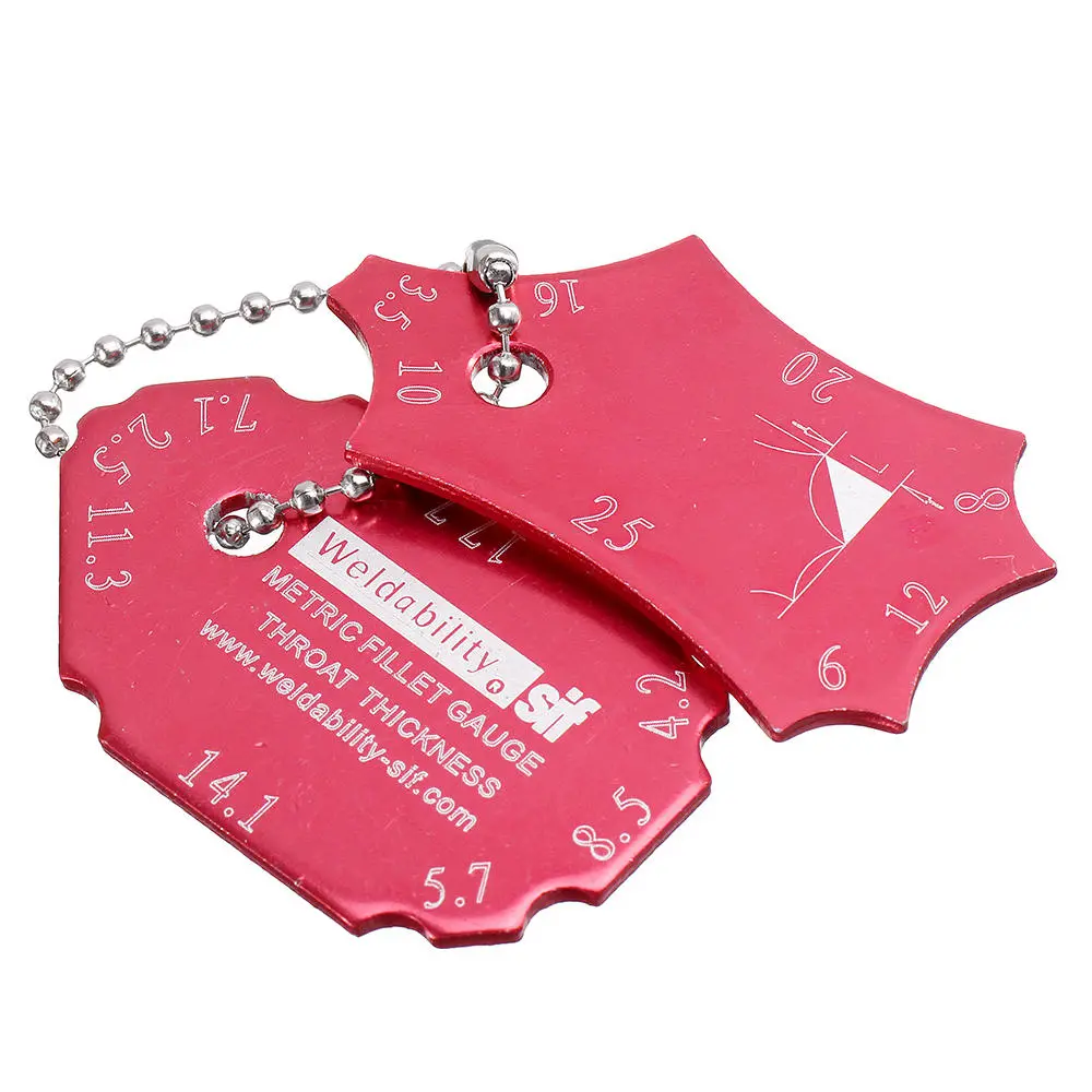 Angle Welding Gauge - 2pcs Weld Seam Test Ruler | Accurate Ulnar Inspection Scale - Image 4