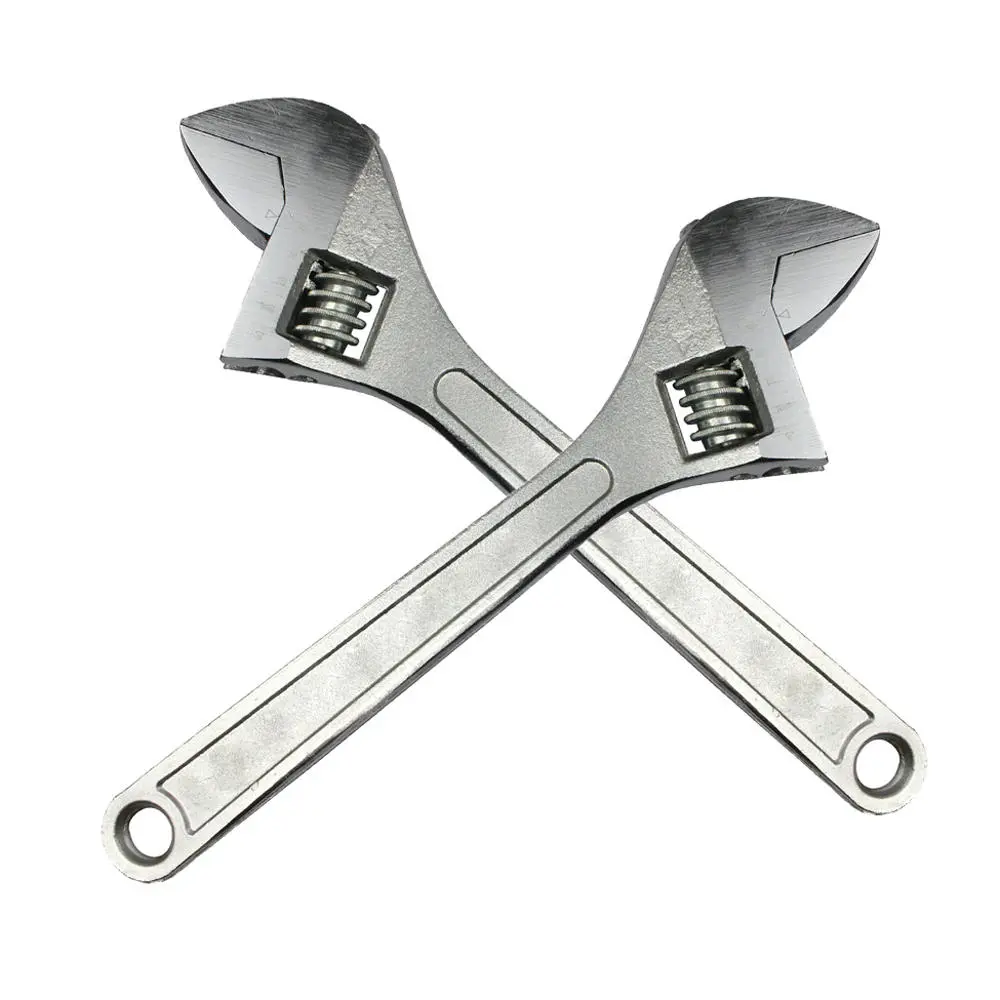 Adjustable Monkey Wrench - 4 to 12 Inch Steel Spanner Tool for Cars & Hand Use - Image 2