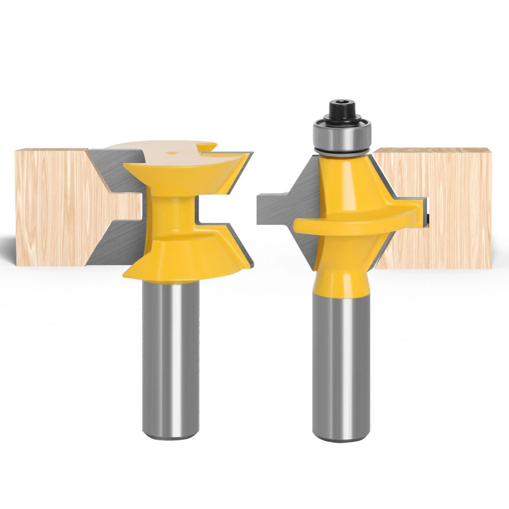 LAVIE 120 Degree Lock Miter Router Bit | 1/2 Inch Shank | Tungsten Carbide for Wood Joining - Image 4