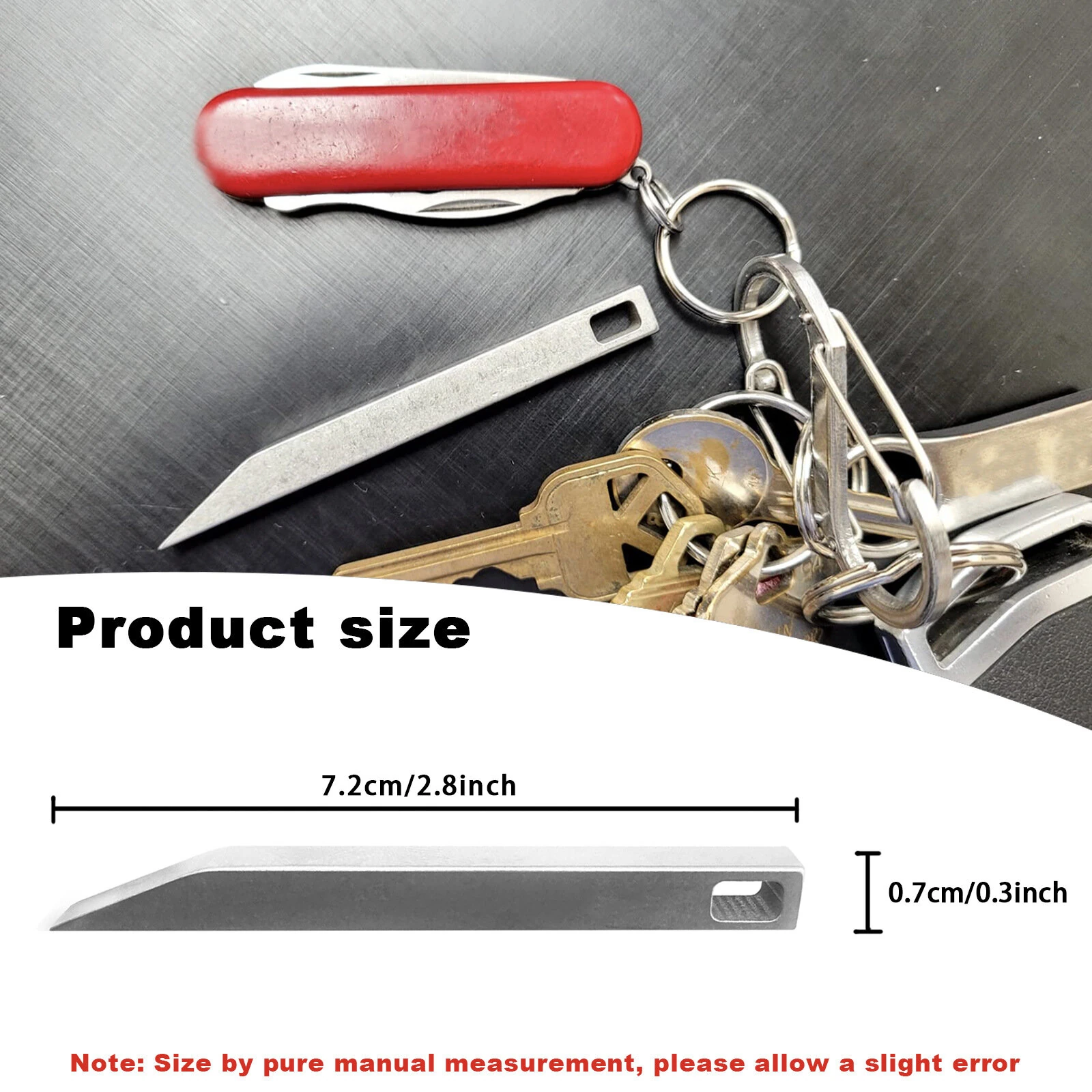 Kershaw Pocket Knife Bottle Opener Multitool | Compact Keychain Design | Stainless Steel & Rust Resistant - Image 4