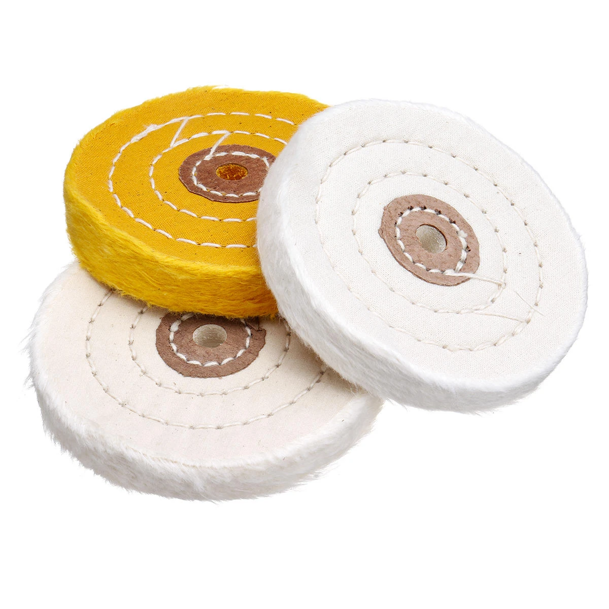 7Pcs Car Polisher Pad Set - Buffing Waxing Polishing Drill Wool Pads - Image 2