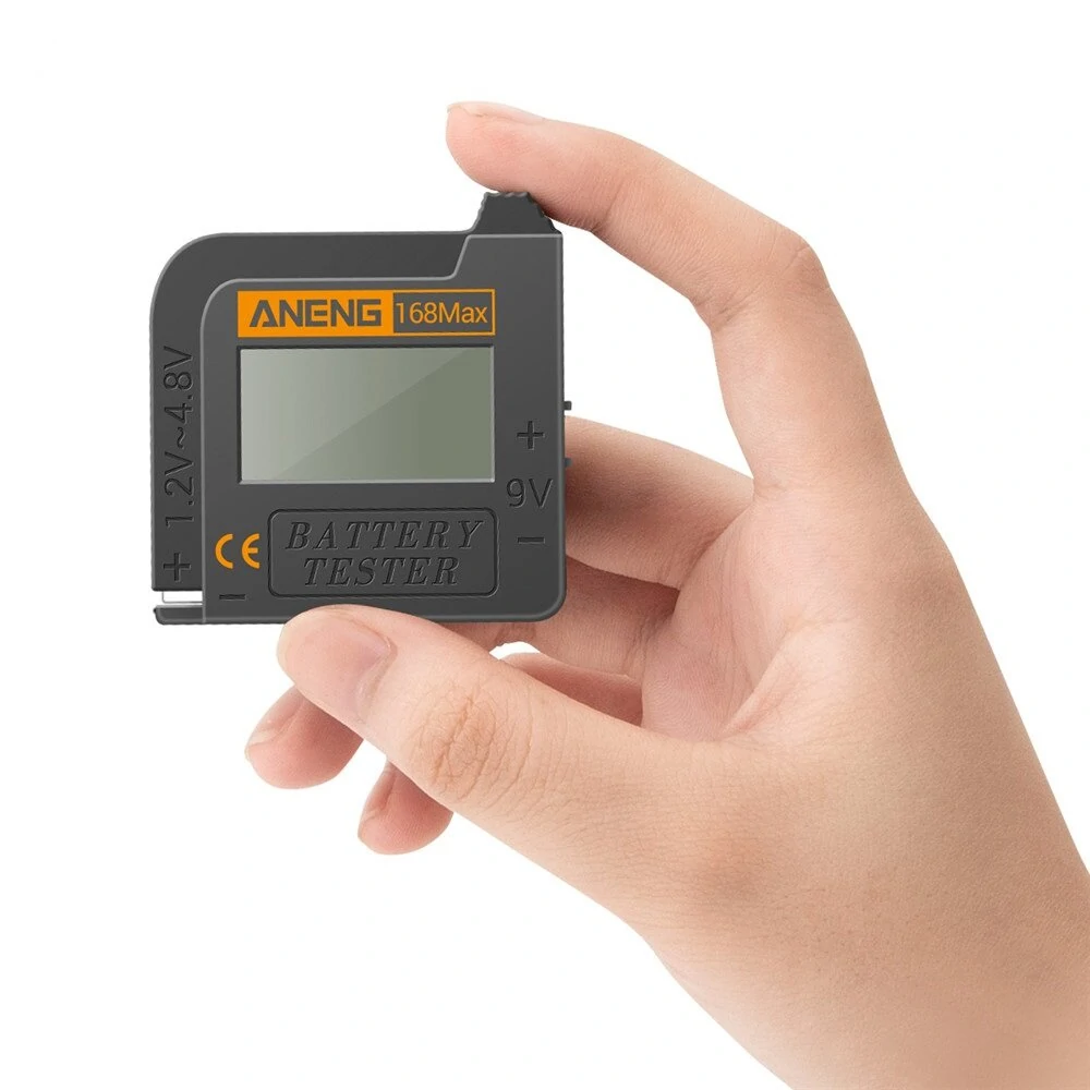 ANENG 168Max Battery Capacity Tester - Digital Load Analyzer for AAA AA Button Cells - Image 3