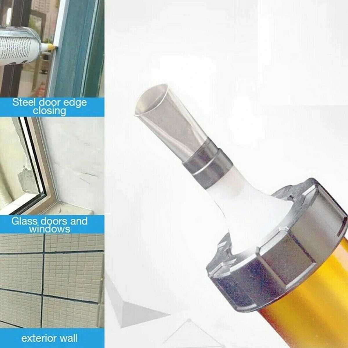 17/19 PCS Silicone Caulking Finisher Tool Set - Nozzles & Spatulas - Image 4