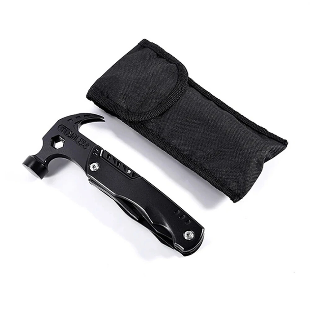 7 in 1 Automatic Safety Hammer Multi-Tool - Stainless Steel Survival Tool for Camping Hiking - Image 2
