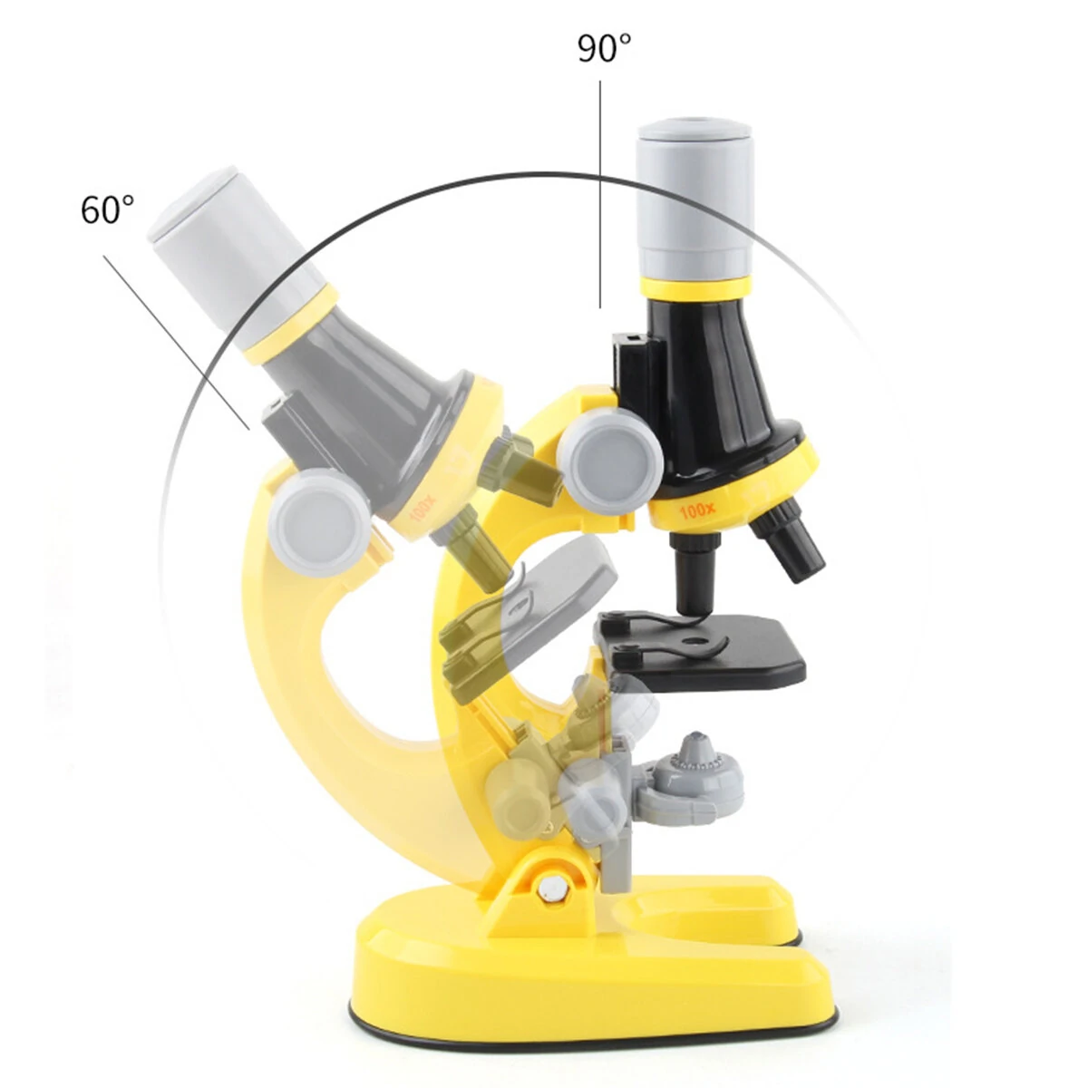 AmScope 100X-400X-1200X Kids Microscope | Biological Science Toy for Elementary School - Image 5