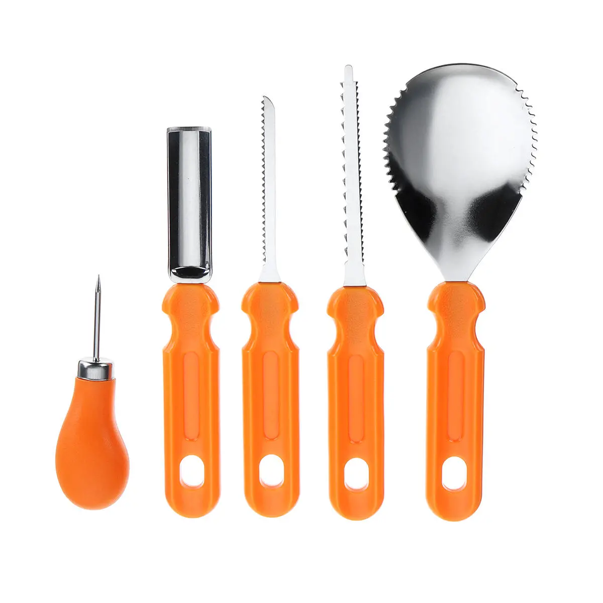Pumpkin Carving Kit - Halloween Carving Tools with Cutter & Stencils - Image 2
