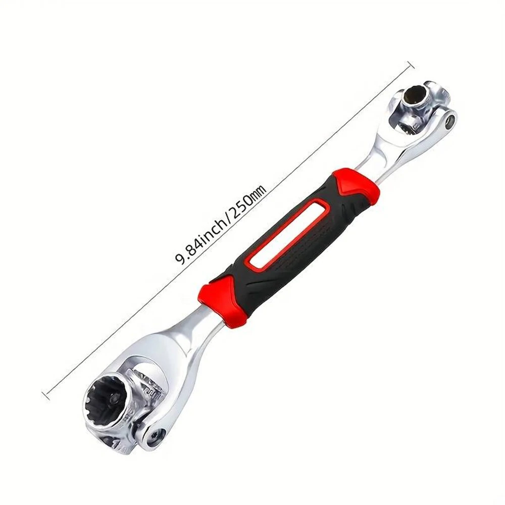 52-in-1 Socket Wrench Set - 8-19mm Non-Slip Rotating Handle | Multi-Functional - Image 2