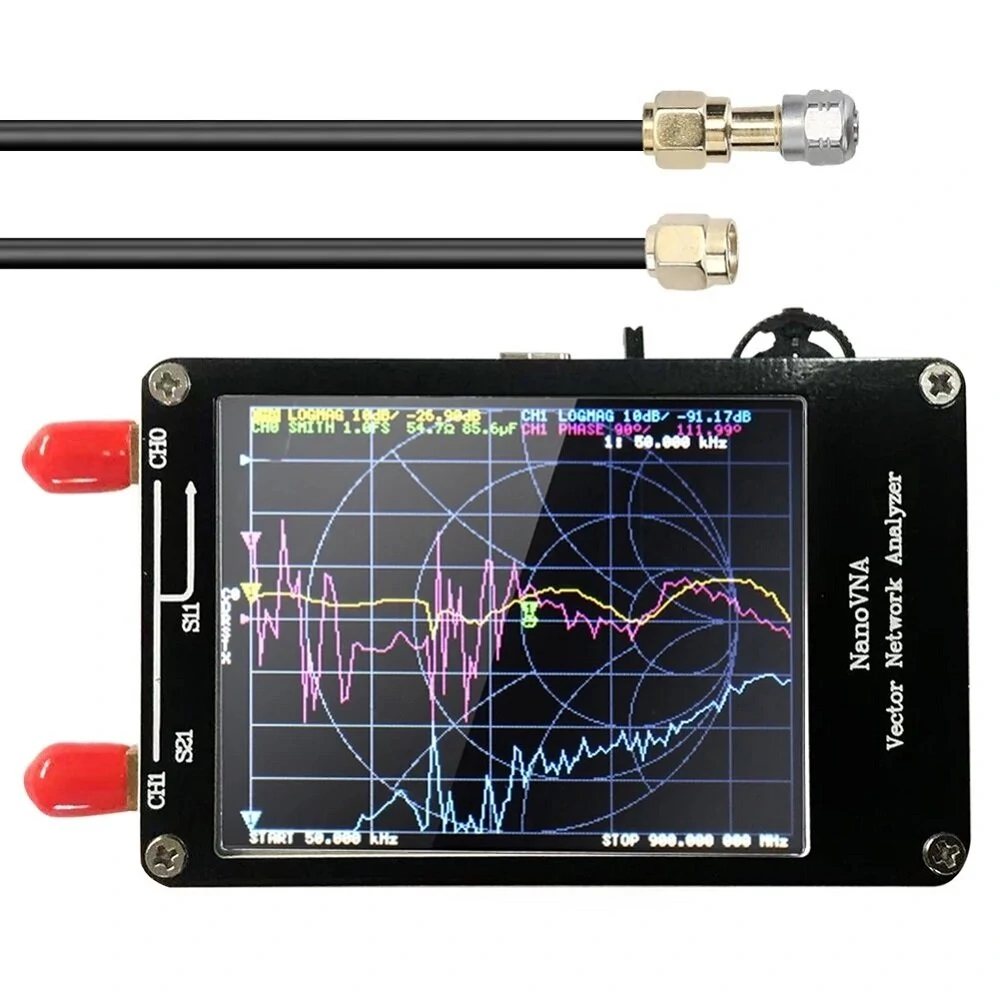 NanoVNA V2 Vector Network Analyzer | 50KHz-900MHz | 2.8 Touch Screen | HF VHF UHF - Image 2