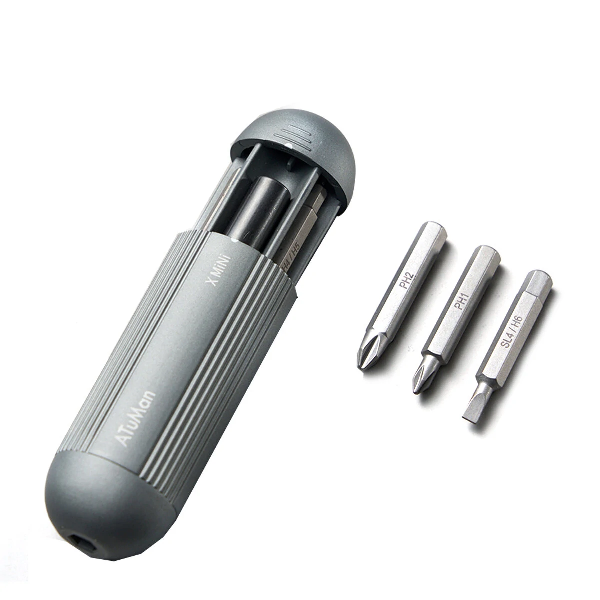 AtuMan Xmini Screwdriver Set - Compact Portable with S2 Steel Bits & Magnetic Storage - Image 2
