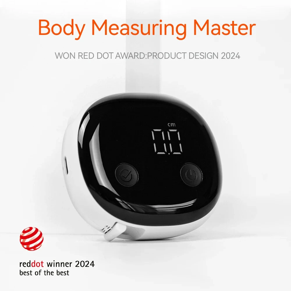 Smart Digital Measuring Tape - 0.1cm/inch Accurate, LED Display, Rechargeable Type-C - Image 2