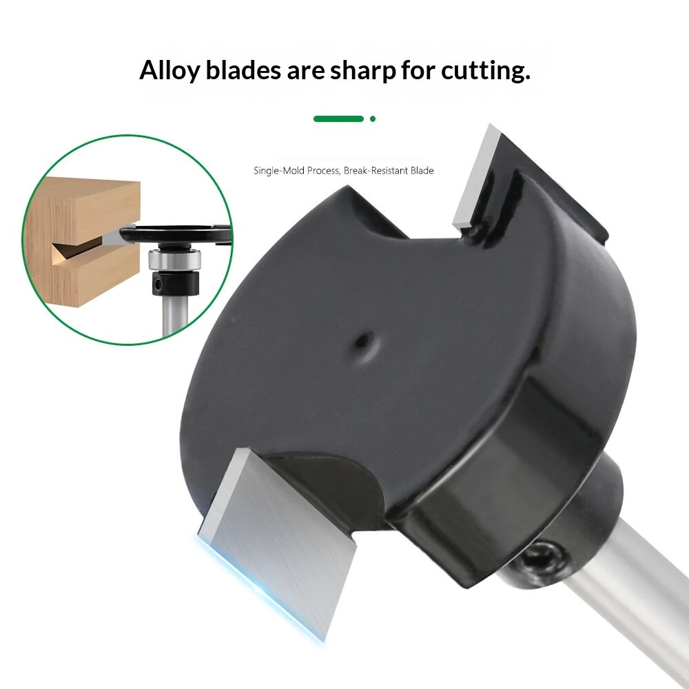 LAVIE 6mm T-Slot Router Bit - Tungsten Carbide Blade for MDF, Hardwood & Particle Board - Image 3