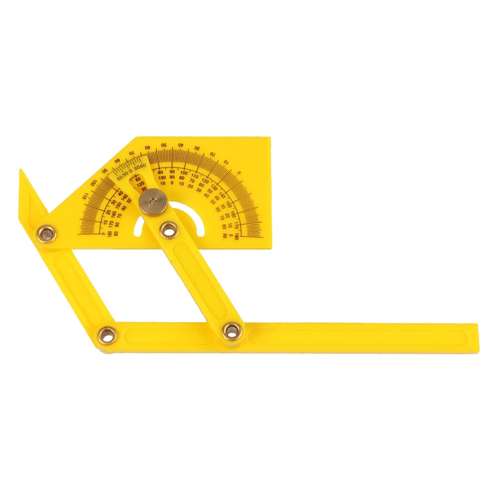 Goniometer Angle Finder Tool | Plastic Protractor & Miter Gauge Ruler - Image 4