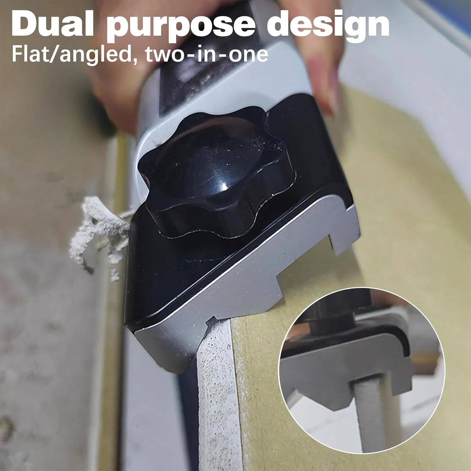 Plasterboard V Chamferer 45° 90° Trimming Tool | Manual Fast Cutter with 10 Blades - Image 3