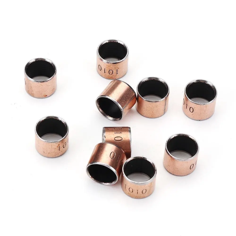 Machifit 10pcs 10x12x10mm Ball Bearing Bushing - Copper Alloy Bearing - Image 3