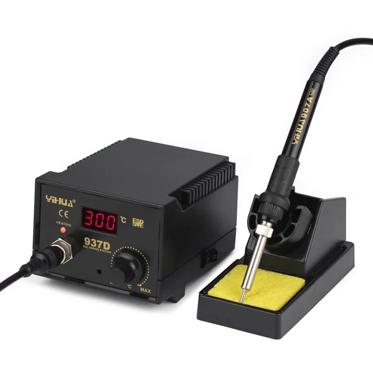 YIHUA 937D Digital Soldering Station - 220V/110V Temperature Control & ESD Safe - Image 4