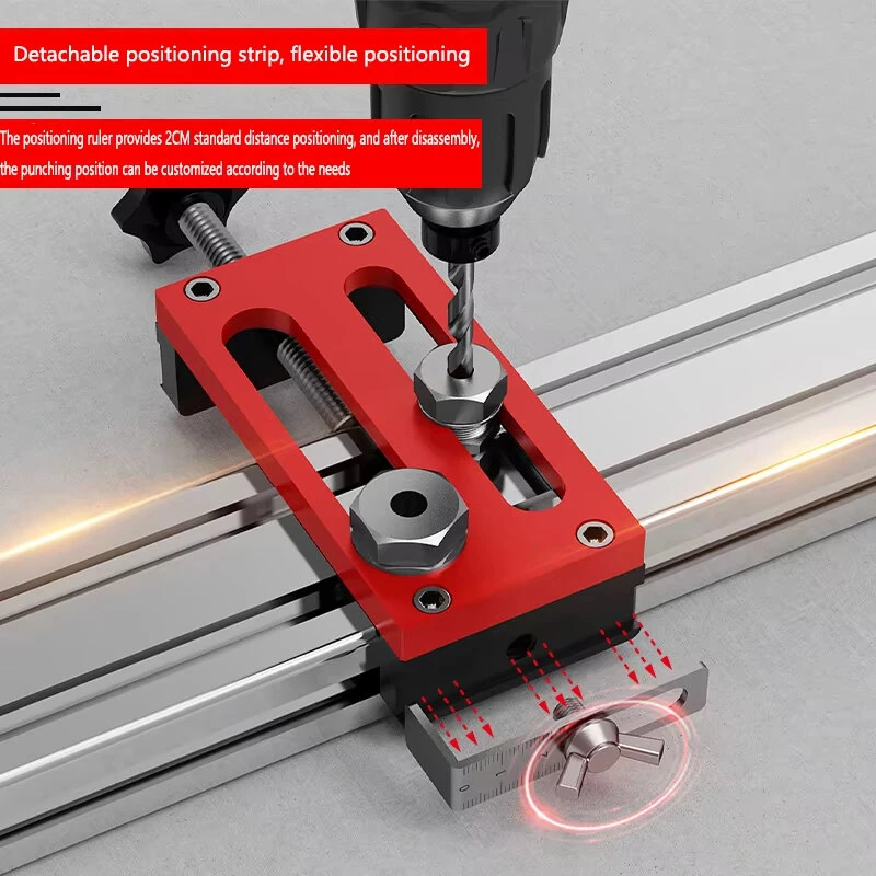 Universal Aluminum Profile Drilling Jig | Drill Sleeve & Punching Locator Tool - Image 5