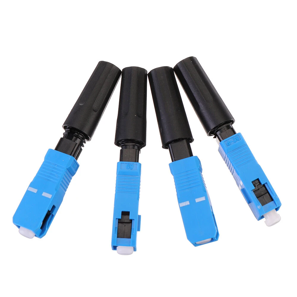 FTTH SC UPC Fiber Optic Fast Adapter - 100pcs Single-mode Straight Tail Connectors - Image 5