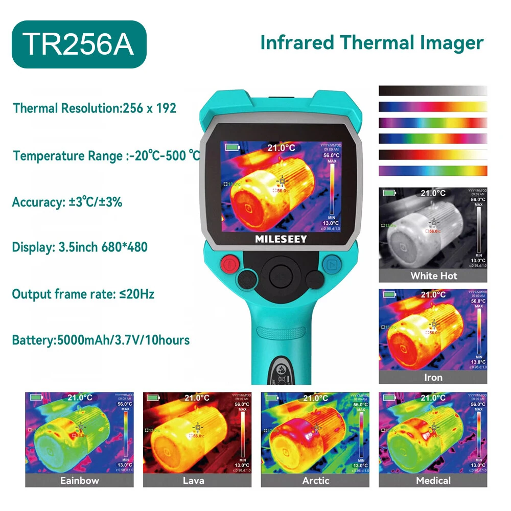 MiLESEEY TR256 Thermal Imaging Camera - 256x192 Pixel 40mK Sensitivity | 2.8 Inch Screen - Image 2