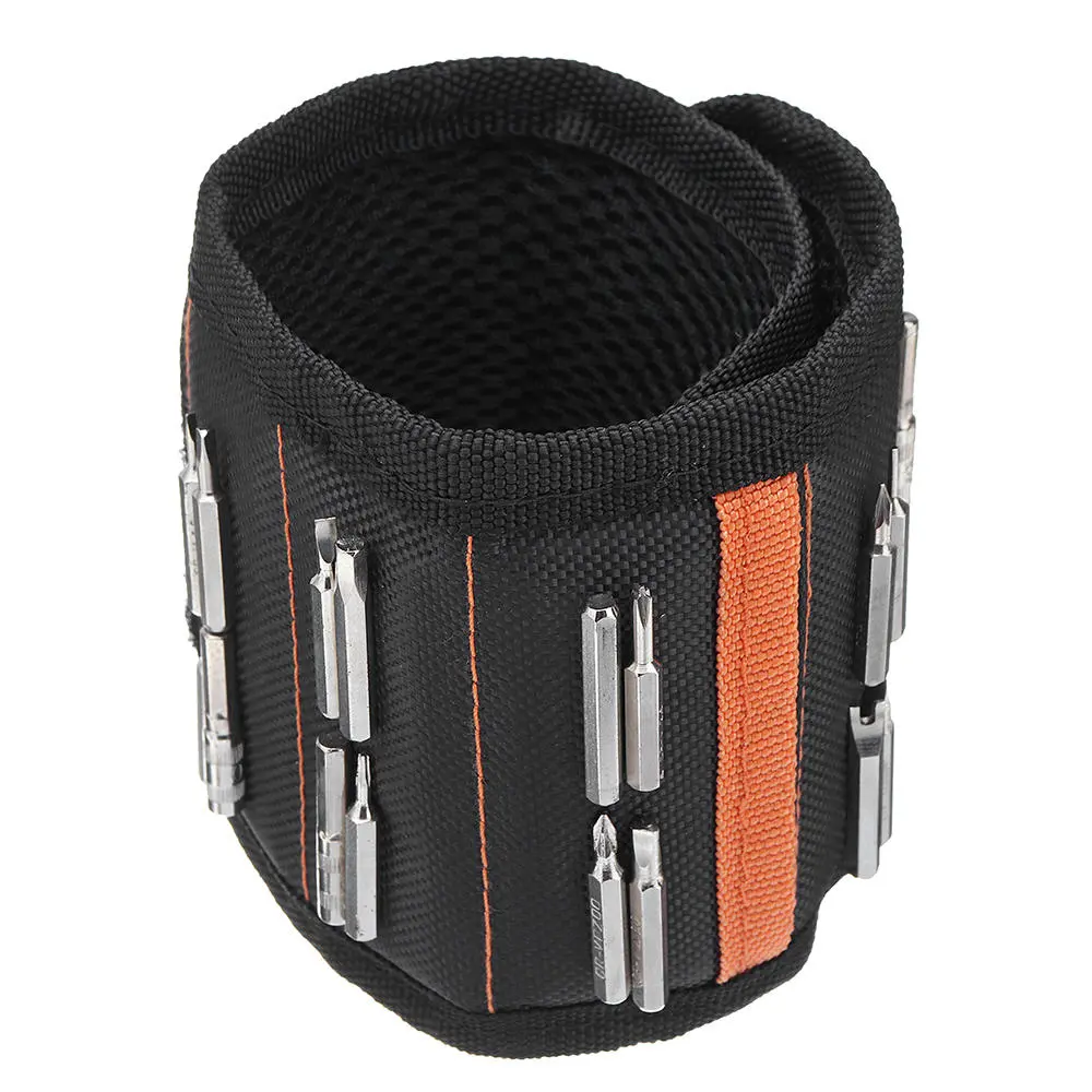 Magnetic Wristband with Strong Magnets | Holds Screws Nails Bits | Easy Carry EDC Gadget - Image 3