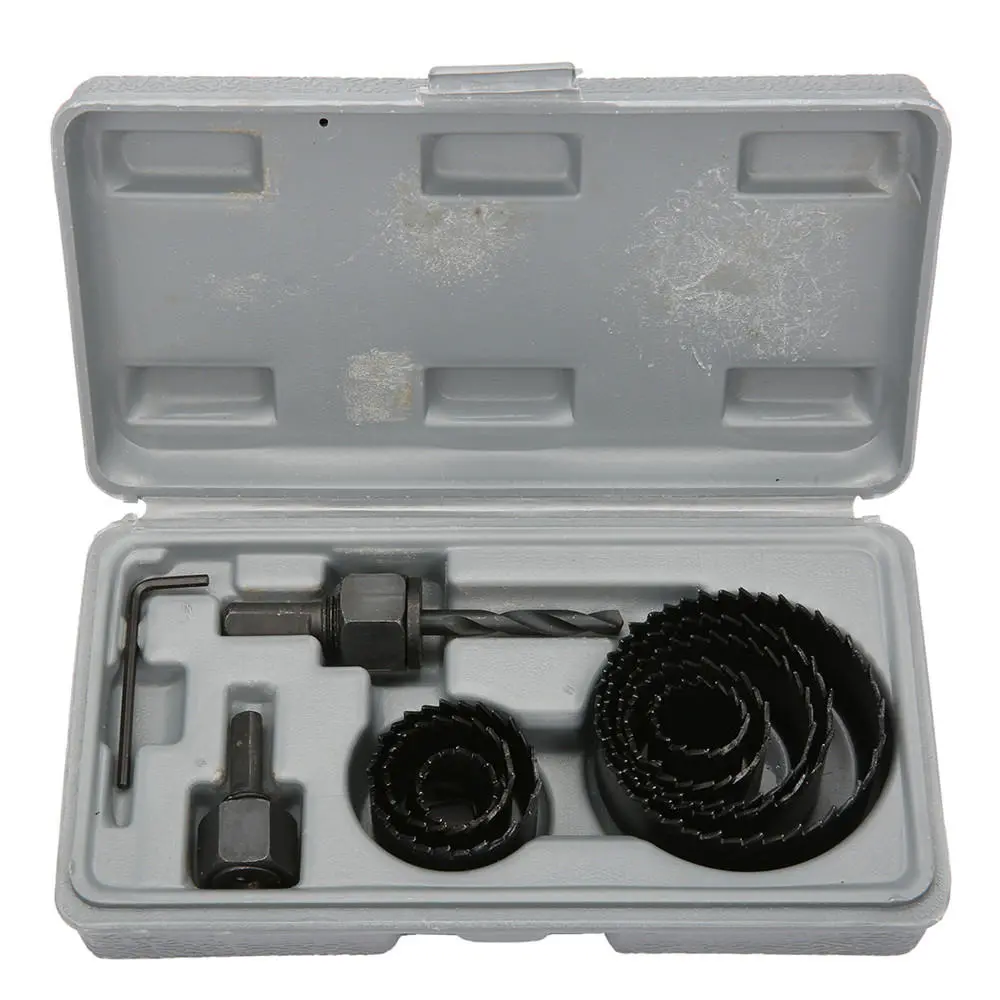 11pcs Forstner Drill Bit Set - Hinge Hole Cutter for Woodworking & Plasterboard - Image 3