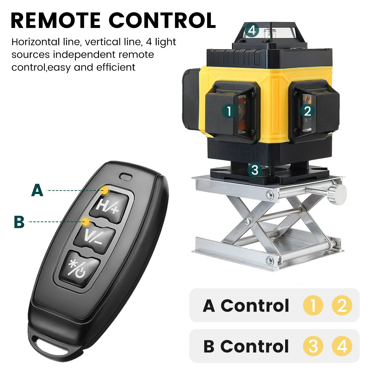 MUSTOOL 4D 16 Line Green Laser Level | Self-Leveling &plusmn;0.2mm/m | IP54 Waterproof - Image 4