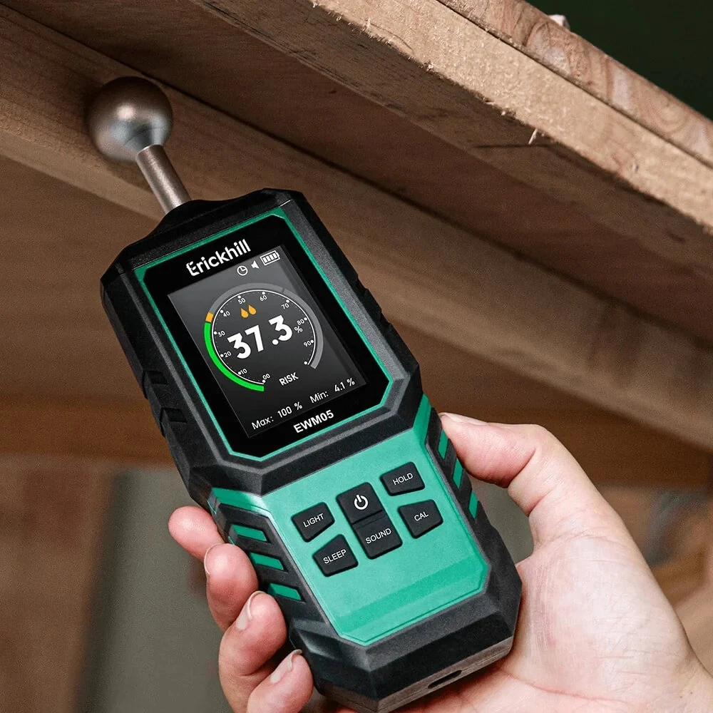 ERICKHILL EWM05 Wood Moisture Meter | Accurate Digital Reader for Woodworking - Image 2