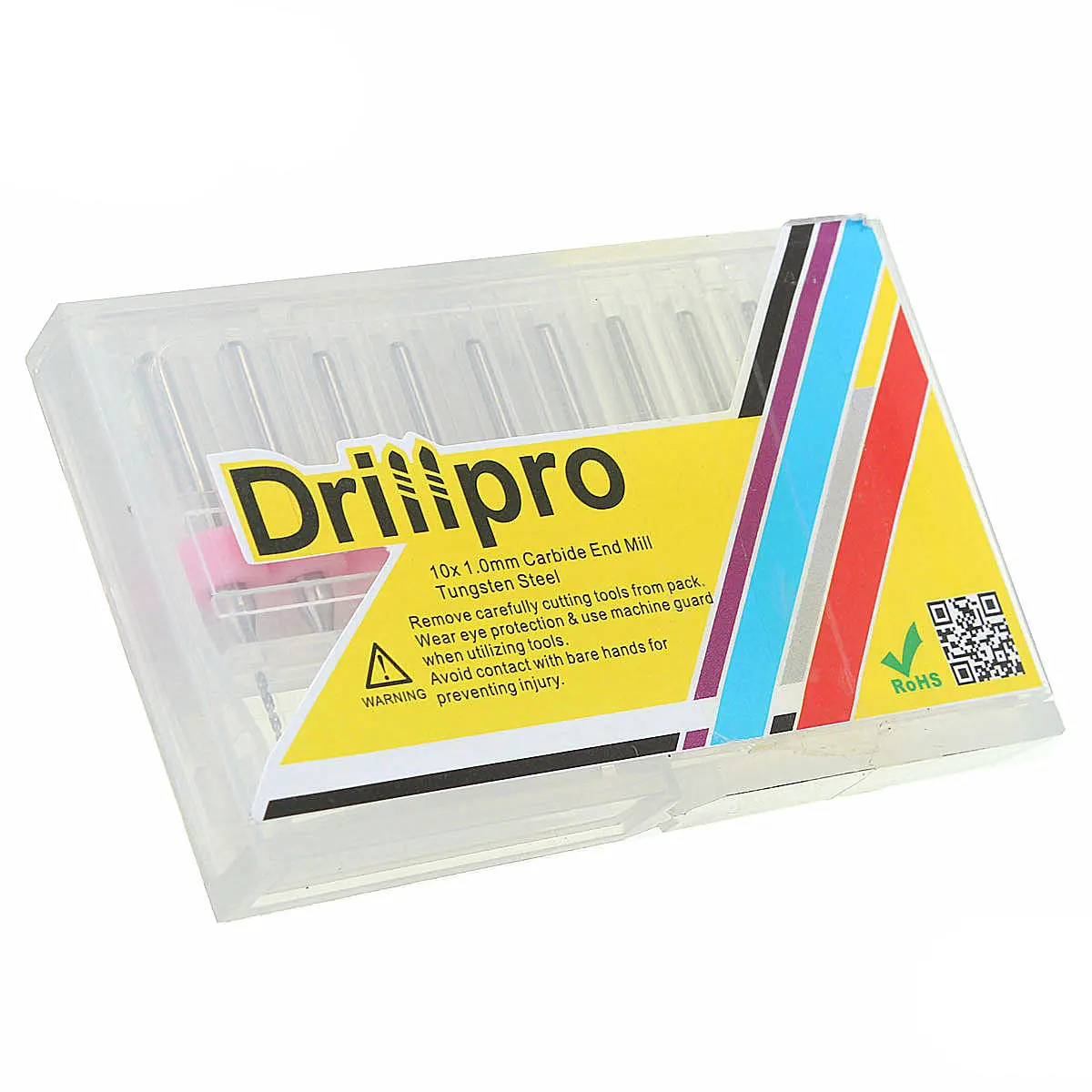 Drillpro DB-P3 Carbide PCB Drill Bits - 1.0mm Micro 10pc Set for CNC & Rotary Tools - Image 5