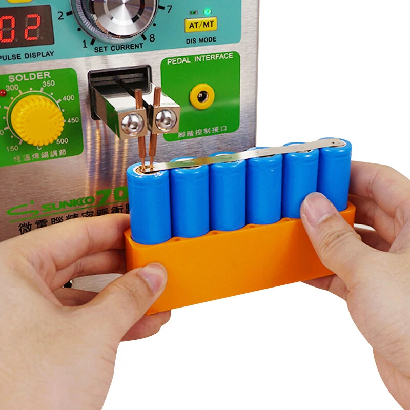 18650 Battery Spot Welder Fixture - Single Row Double Sided for Lithium Battery Pack - Image 3