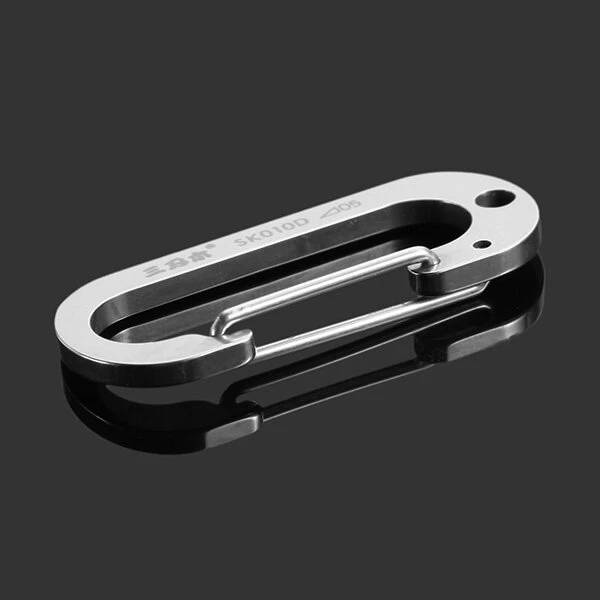 Sanrenmu SK010D Zero Stainless Steel Carabiner Tool | EDC Keychain Lucky - Image 5