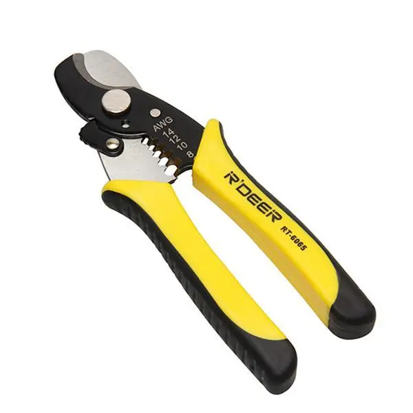 RDEER RT-6065 2-in-1 Cable Cutter and Wire Stripper | Electrical Tool for Electricians - Image 2