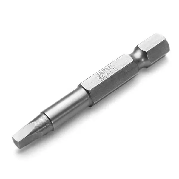 XYZ Pro Magnetic Square Head Screwdriver Bits Set, 50mm, 1/4 Size, 3-Pack - Image 4