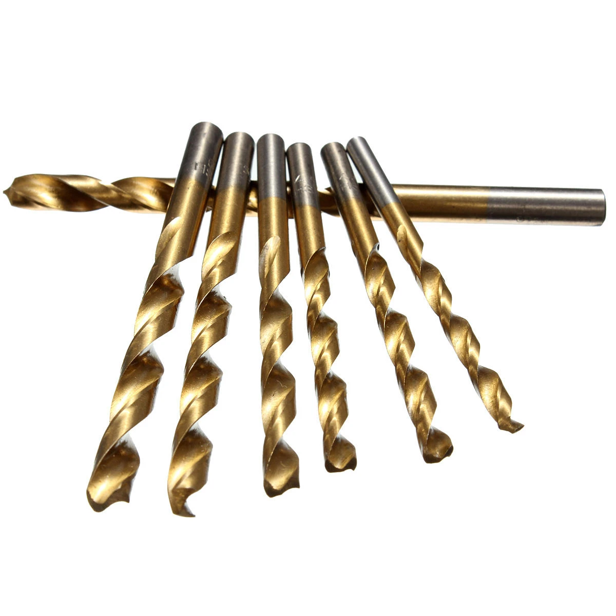 13pcs HSS Titanium Twist Drill Bit Set | 1.5-6.5mm Straight Shank - Image 4