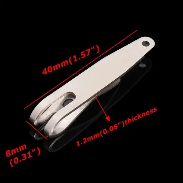 EagleEye Mini Clip Flashlight Keychain with Money Holder, Compact EDC Tool for Keychain Clip - Image 3