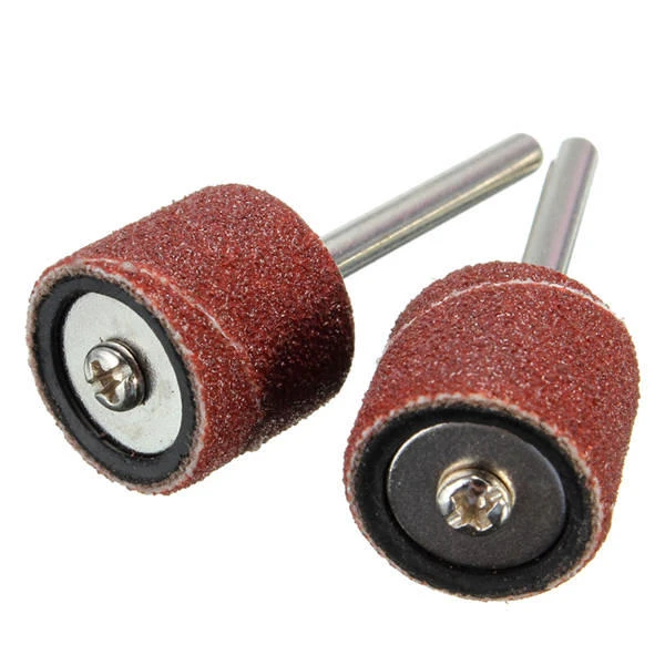 GritPro 100pcs 1/2 Sandpaper Sleeves for 2 Mandrels, Premium Abrasive Sanding Sheets - Image 4