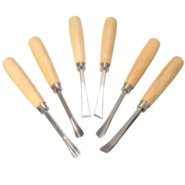 6-Piece Graver Set - Wood Carving Chisel for Woodworking - Premium Tool Set - Image 2
