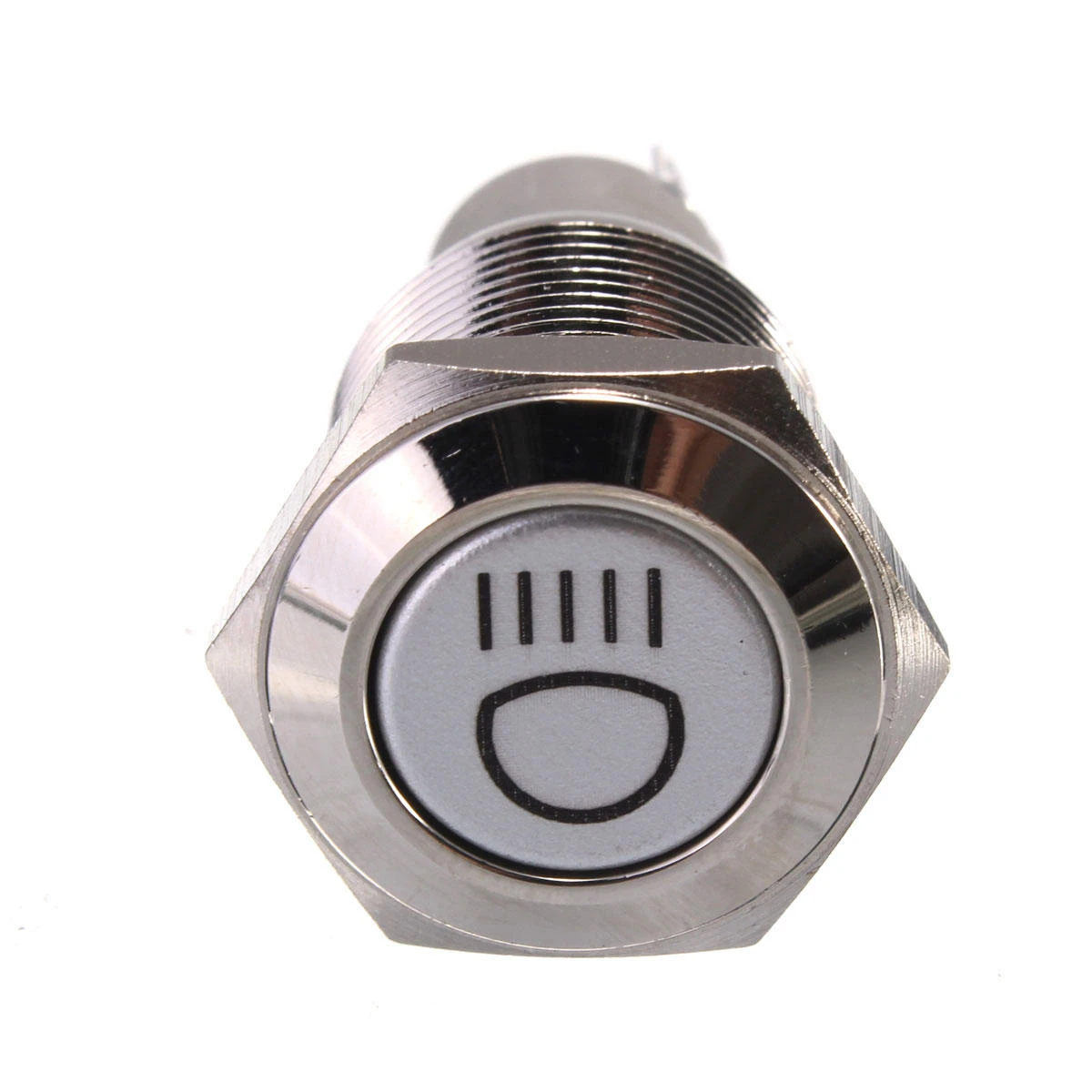 12V 16mm LED Push Button Switch - Waterproof Self-Locking for Cars - Image 3