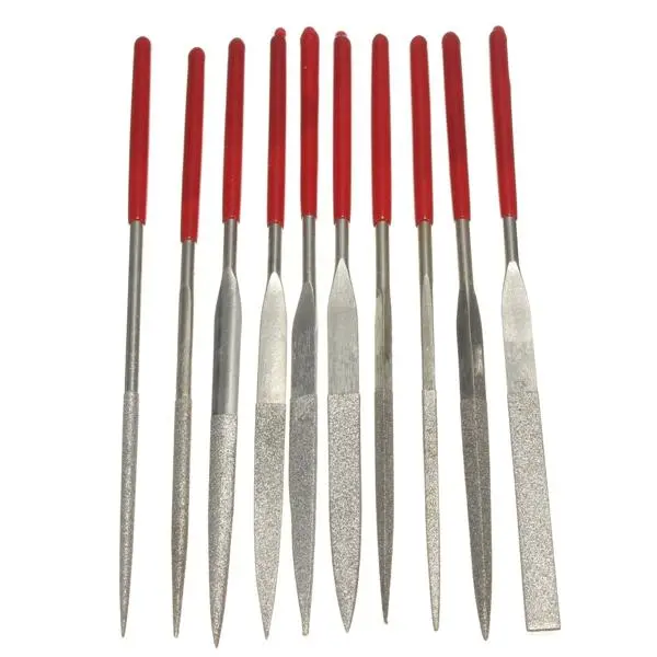 Raitool HT05 Ceramic Emery Rasp - 10pcs Diamond Needle Files for Grinding & Cutting - Image 2