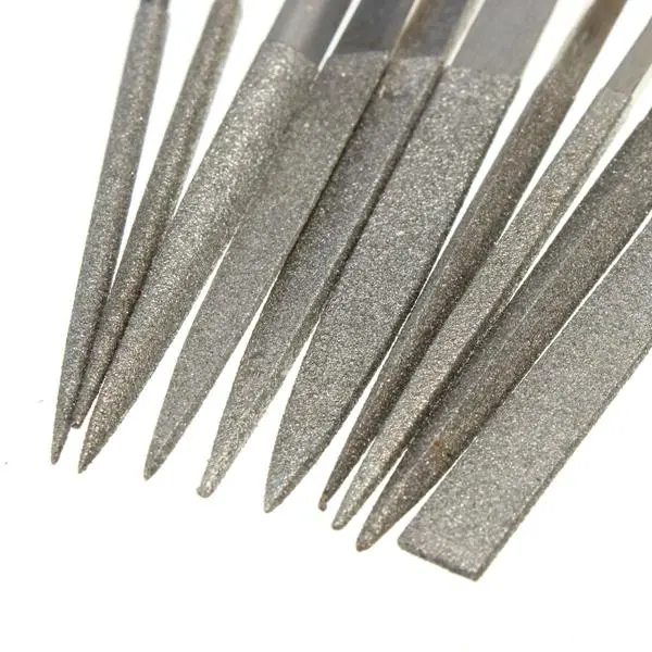 Raitool HT05 Ceramic Emery Rasp - 10pcs Diamond Needle Files for Grinding & Cutting - Image 4