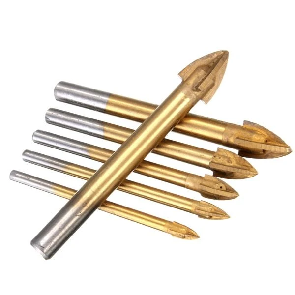4-12mm Alloy Cross Tip Drill Bit | Glass Tile Ceramic Triangle Hole Saw - Image 4
