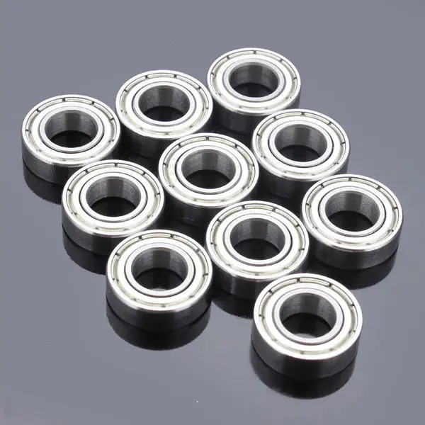 625ZZ 5x16x5mm Steel Ball Bearing - 10pcs Sealed & Shielded | Deep Groove - Image 2