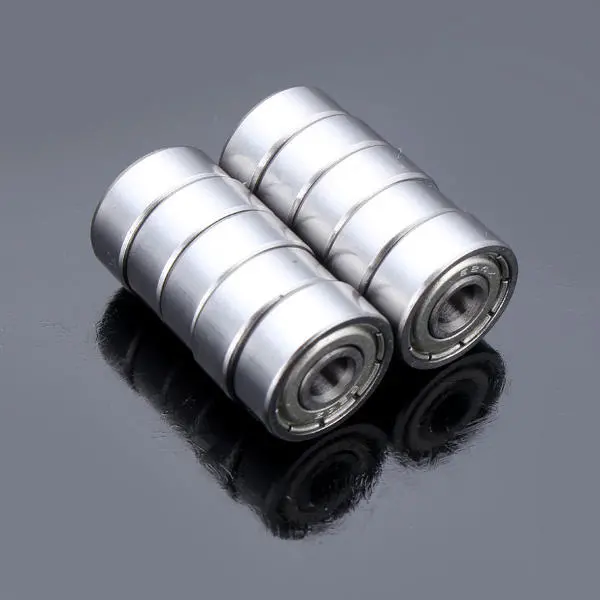 624zz Steel Sealed Shielded Deep Groove Ball Bearing - 4x13x5mm - 10 Pack - Image 2