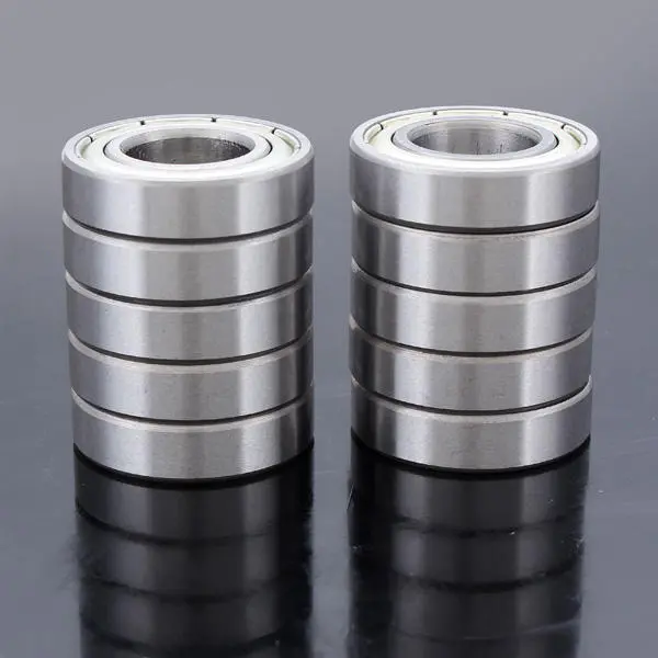 6901 Steel Sealed Shielded Ball Bearings - 10pcs 12x24x6mm Deep Groove - Image 3